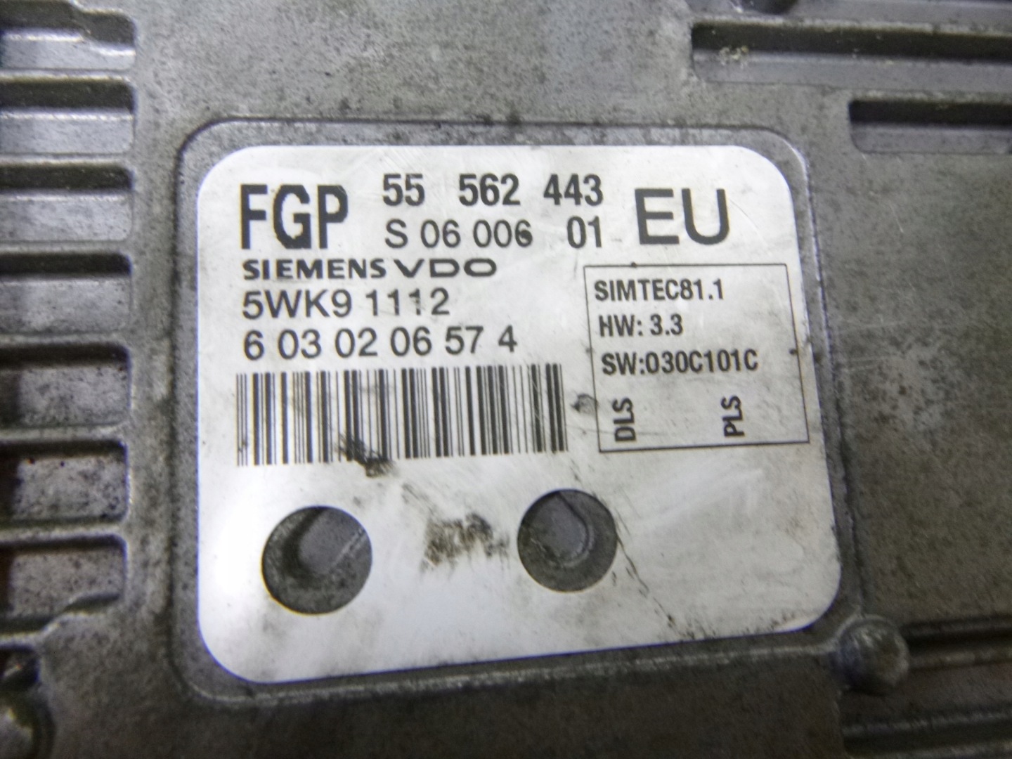MONTAGGIO STARTOWY COMPUTER OPEL SIGNUM 2.2