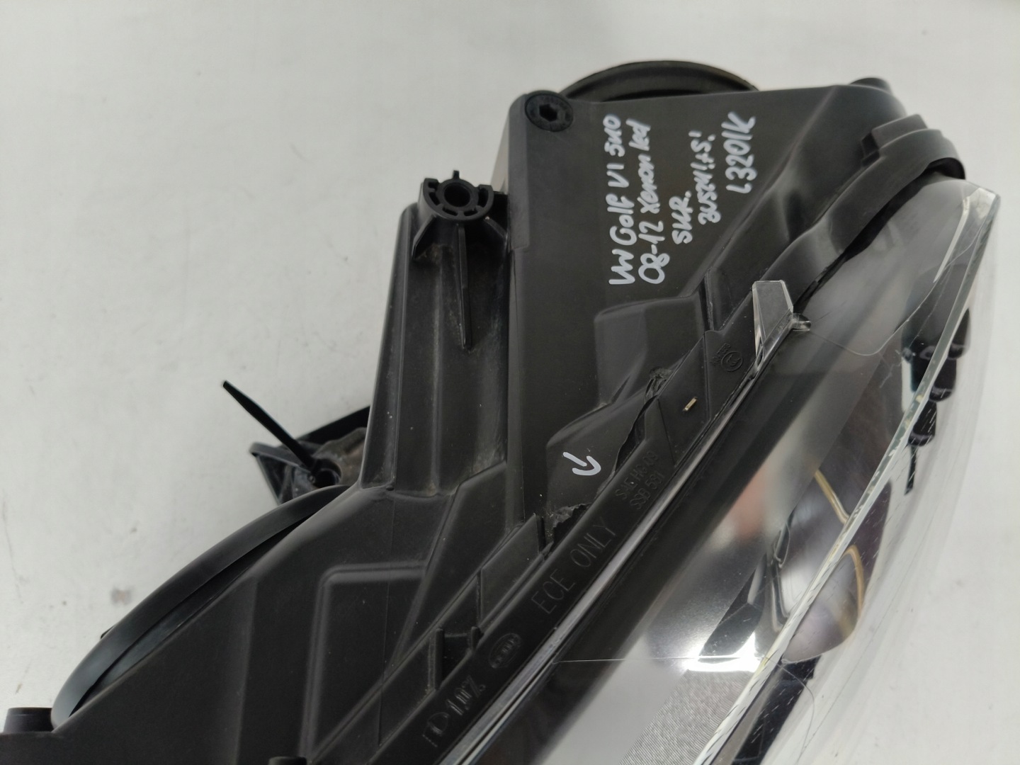 light left REFLEKTOR VW GOLF VI 6 5K0 5K 08-12 XENON LED positioning