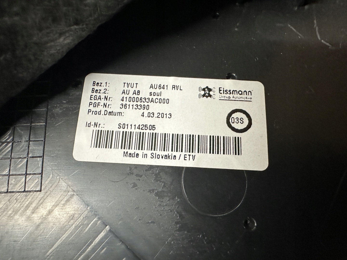 AUDI A8 4H D4 side door left front