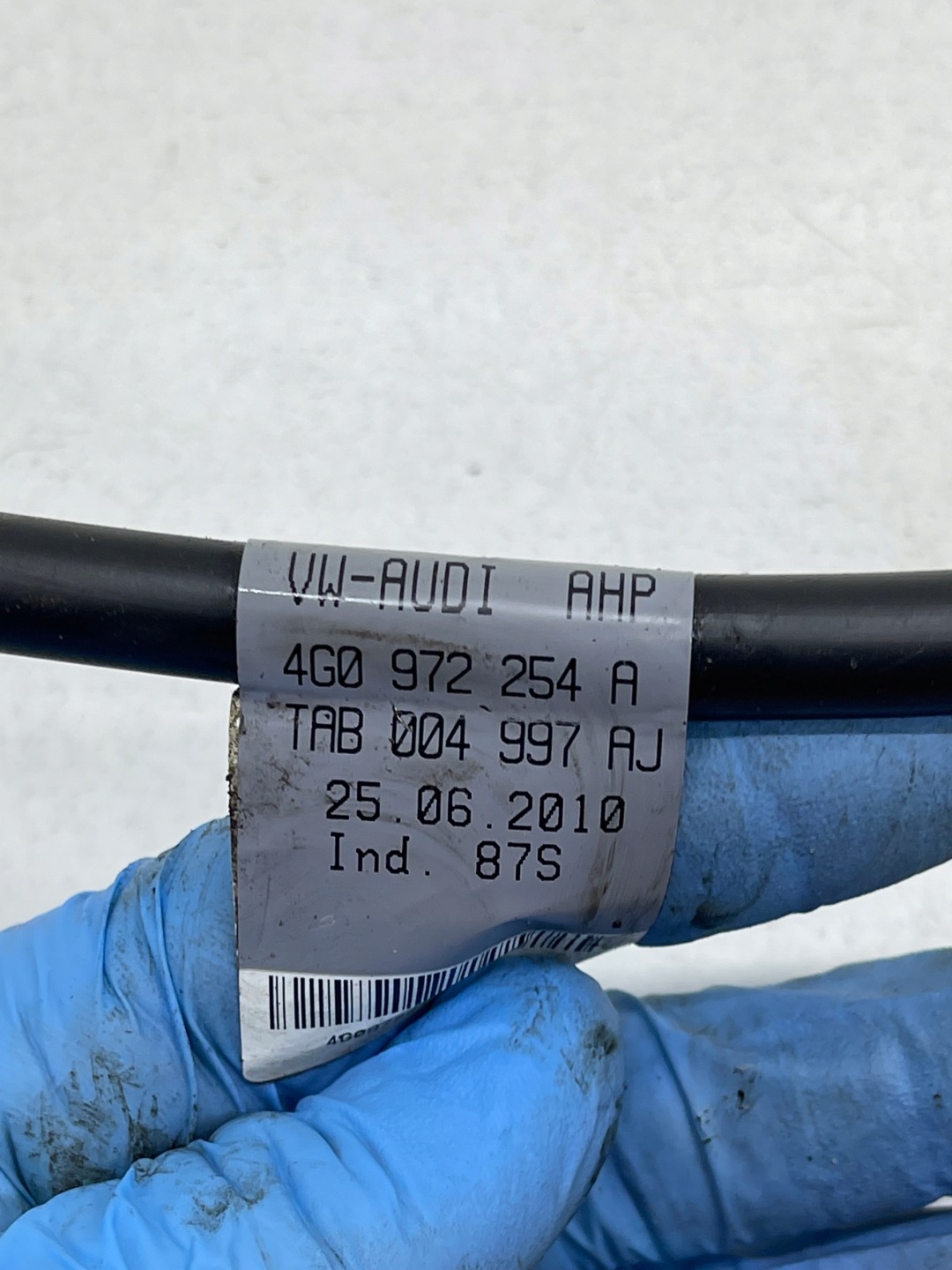 AUDI A6 C7 bundle wiring przewodow wheels ABS right rear part