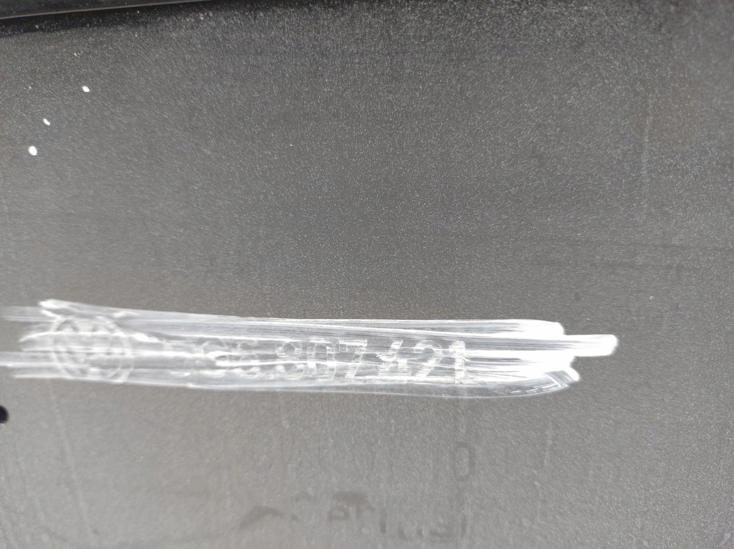 VW GOLF 7 VII HB bumper rear part rear 6XPDC 5G6807421 BA69