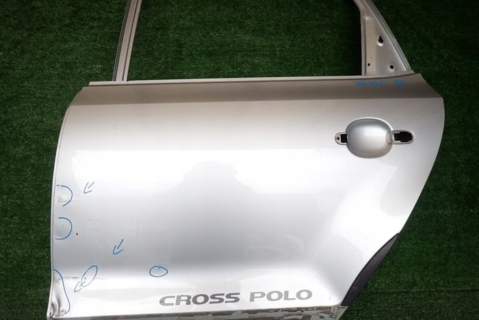 VW POLO 09- door left rear. rear part
