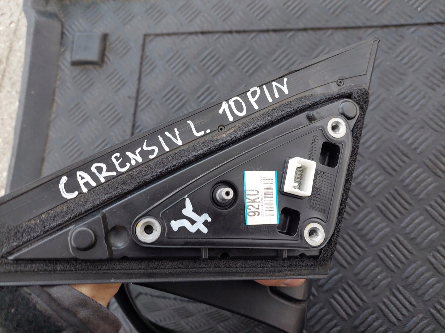 mirror exterior left 10 PIN KIA CARENS IV KU9