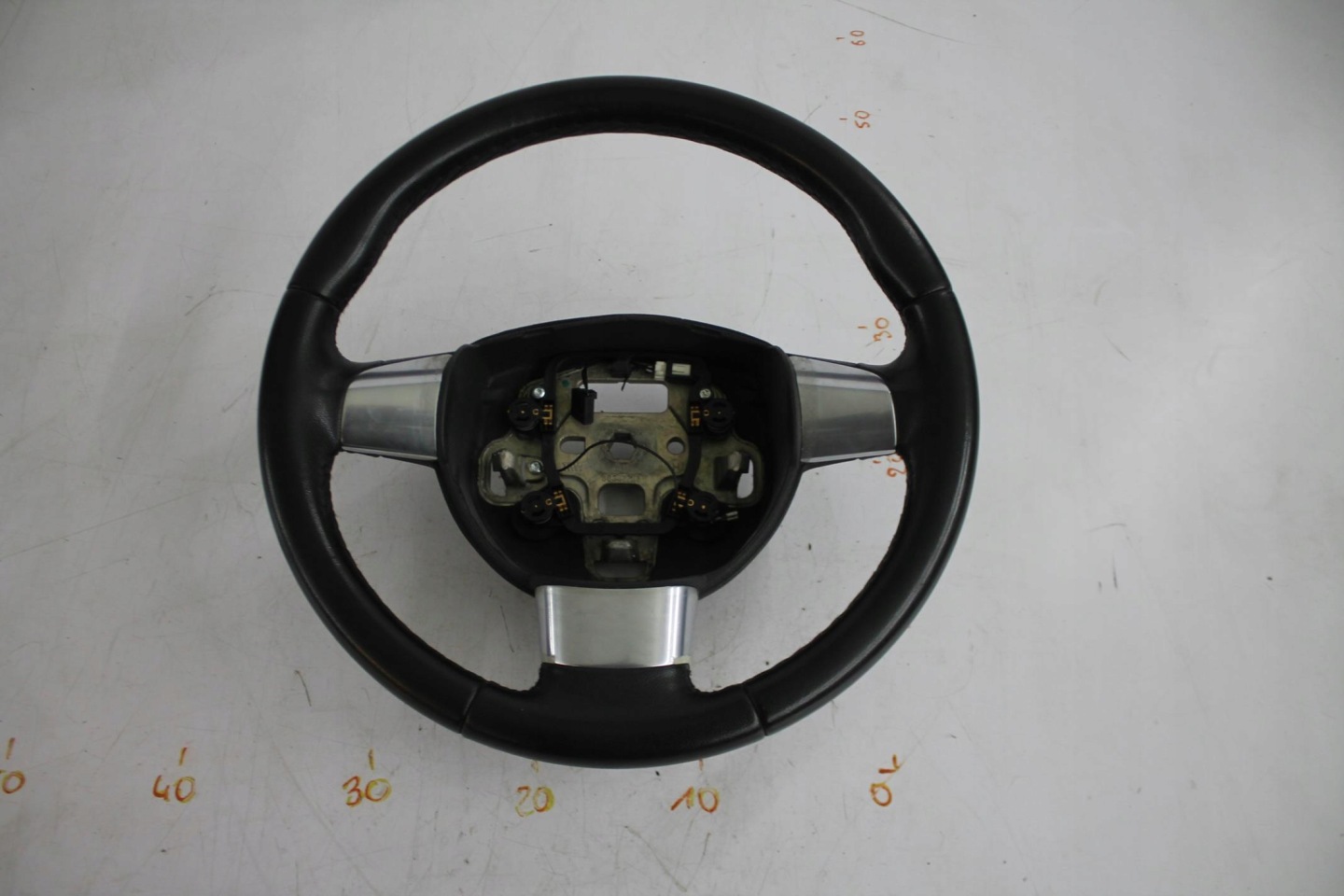 steering wheel, leather black FORD FOCUS MK2 LIFT LADNA