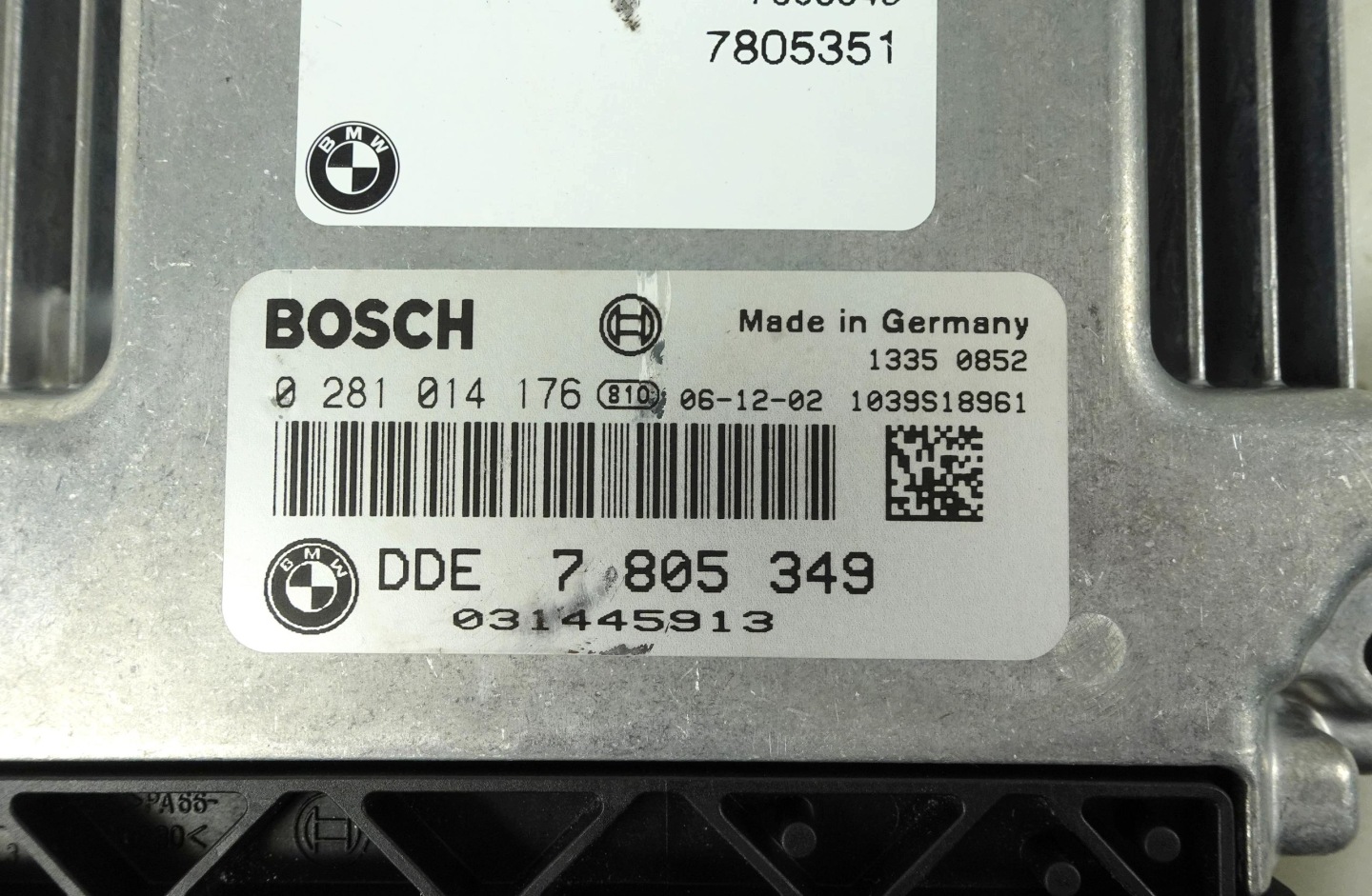 computer motore BMW X3 E83 2.0 D 2.0D 0281014176 DDE7805349 DDE 7805349