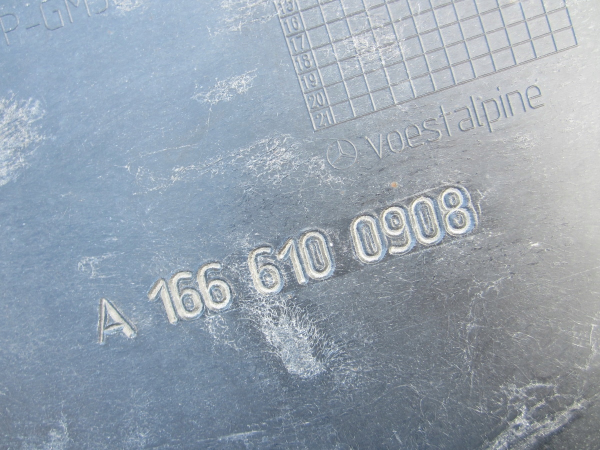 Blende Abdeckung Unterfahrschutz rechts Mercedes W166