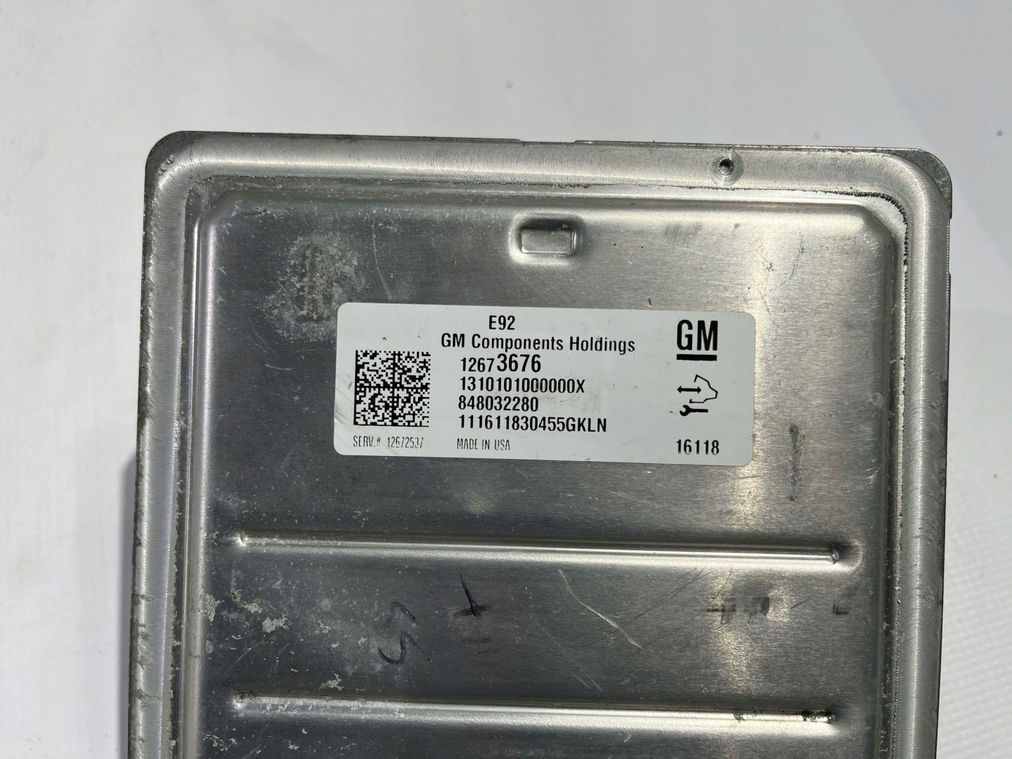 control unit module computer of the engine ECU Chevrolet Camaro SS 6.2 2016
