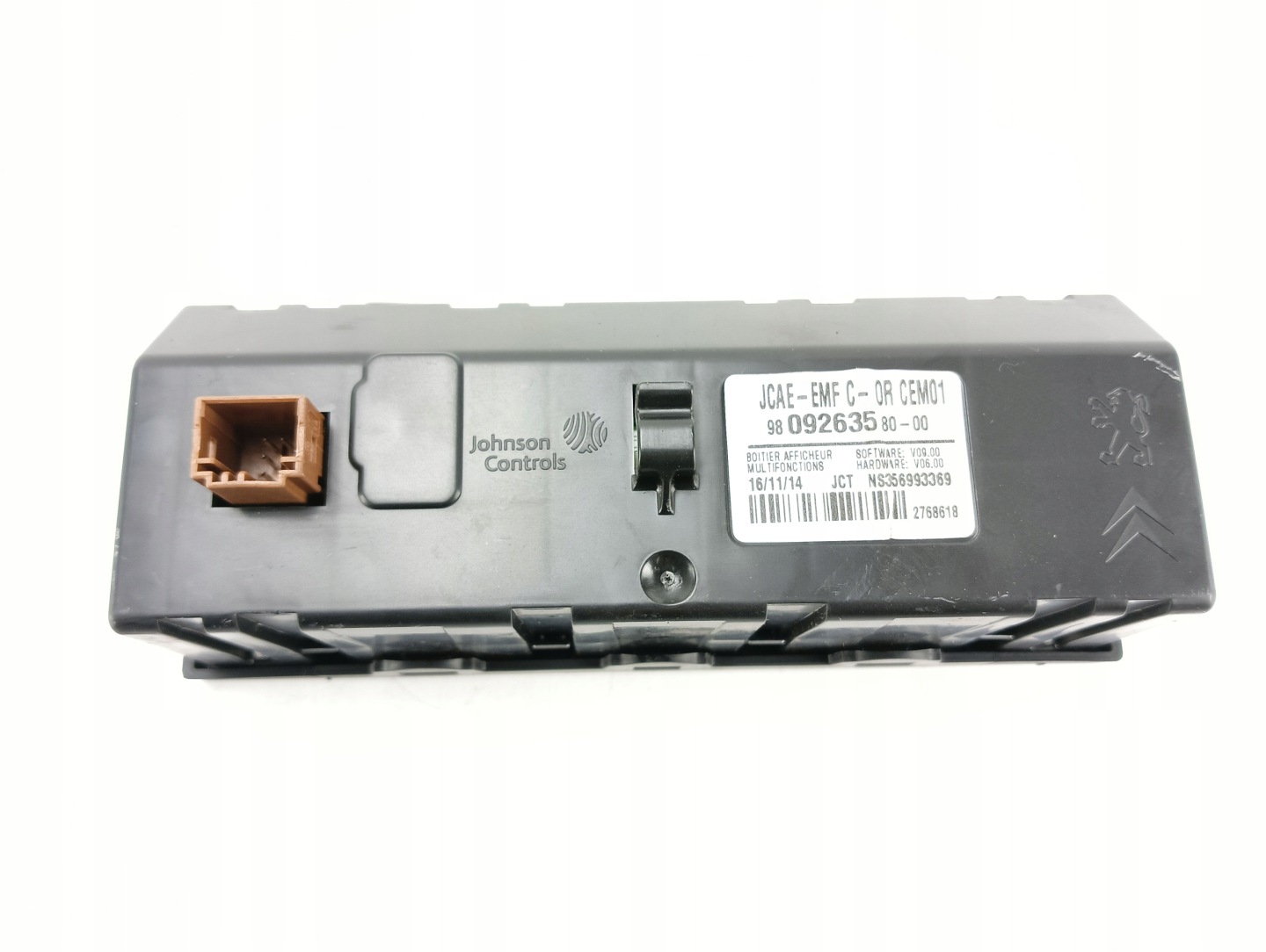 Display RADIA PEUGEOT 301 CITROEN C-ELYSEE 9809263580