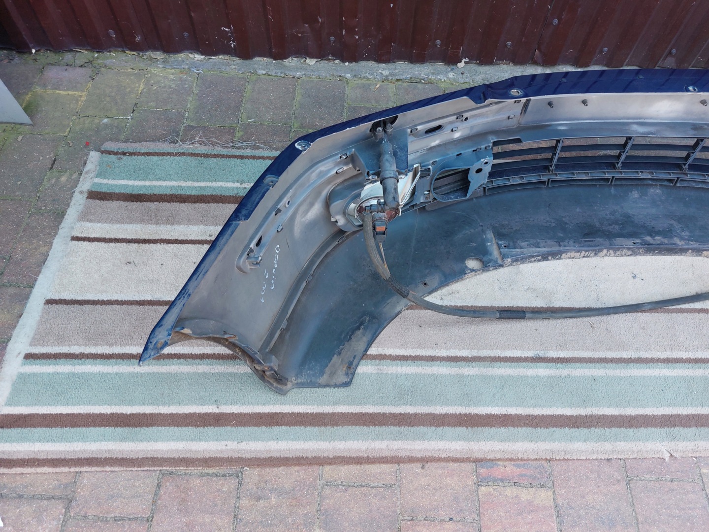 bumper front SKODA OCTAVIA II 04-08r washers