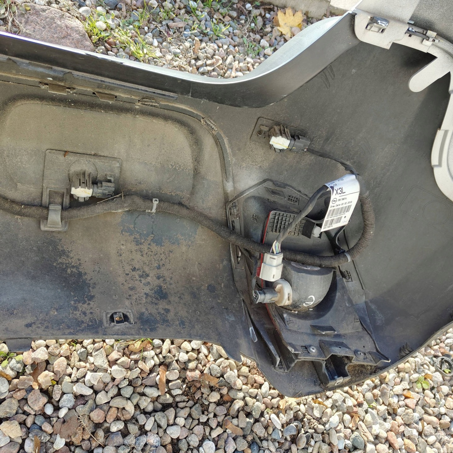 bumper rear Citroen C3 Aircross 4xpdc complete