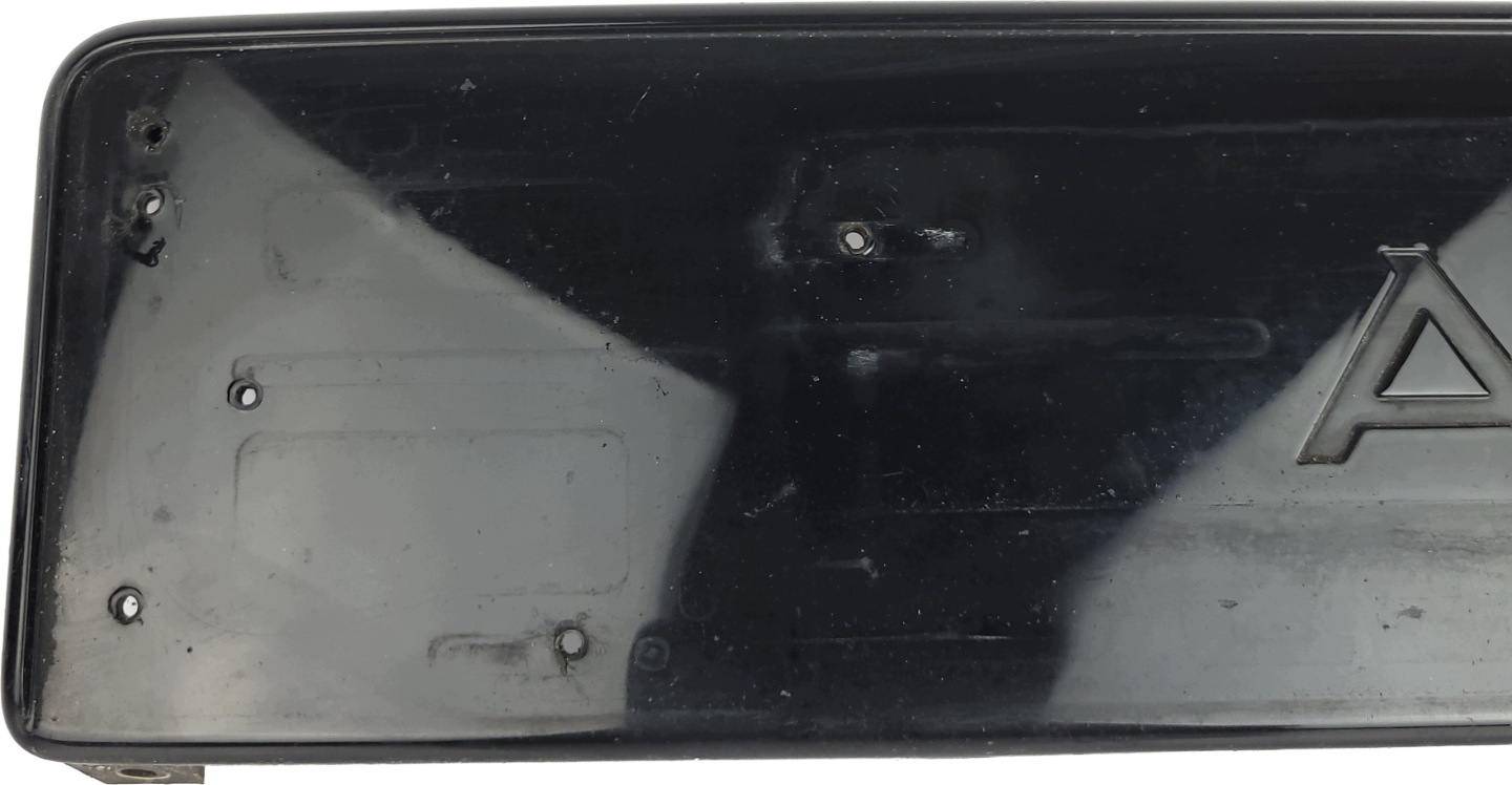 AUDI A6 C6 LIFT cap pad for front TABLICE registration BLACK