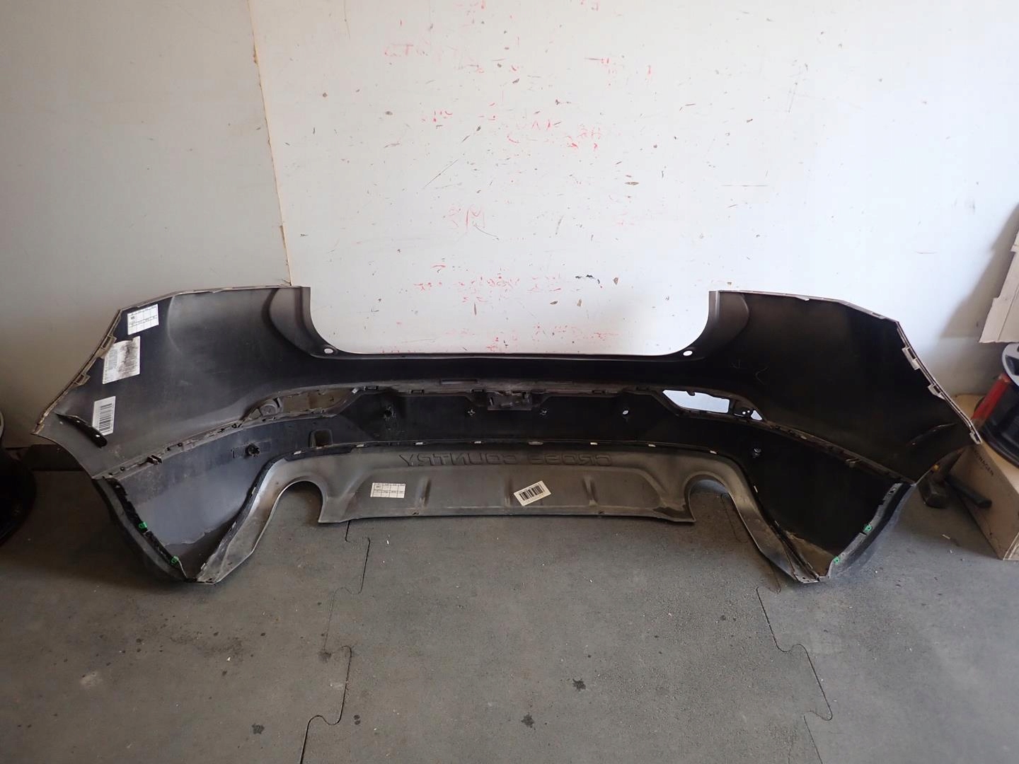bumper rear part rear VOLVO V40 CROSS COUNTRY 2012
