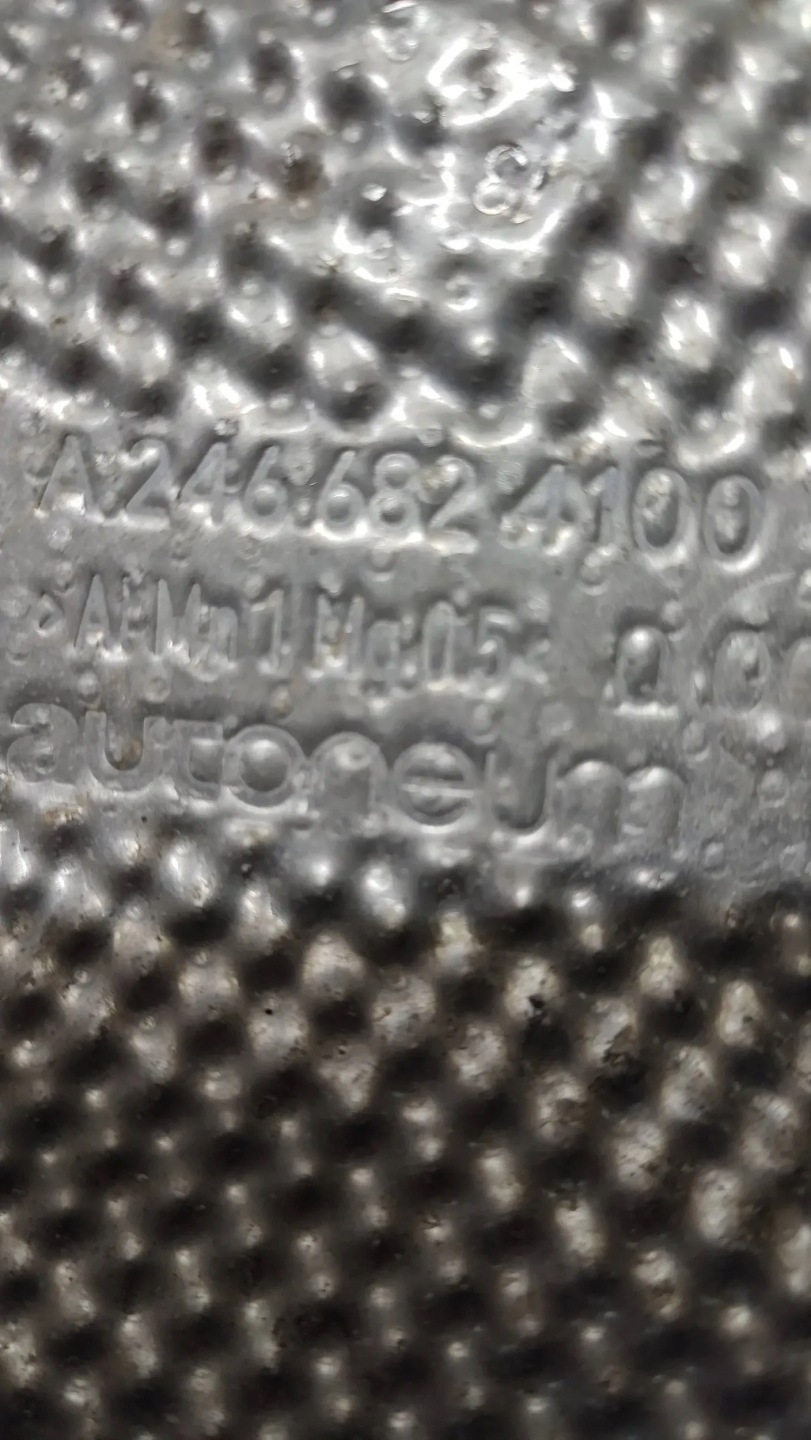 Mercedes-Benz A-classa W176 17r. 1.5cdi Blende Abdeckung termiczna