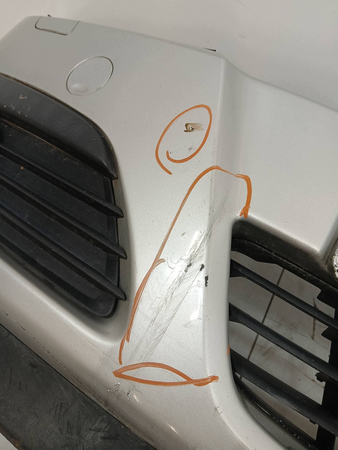 nárazník předek mlhovky Opel Astra III (2004-2014 ) H
