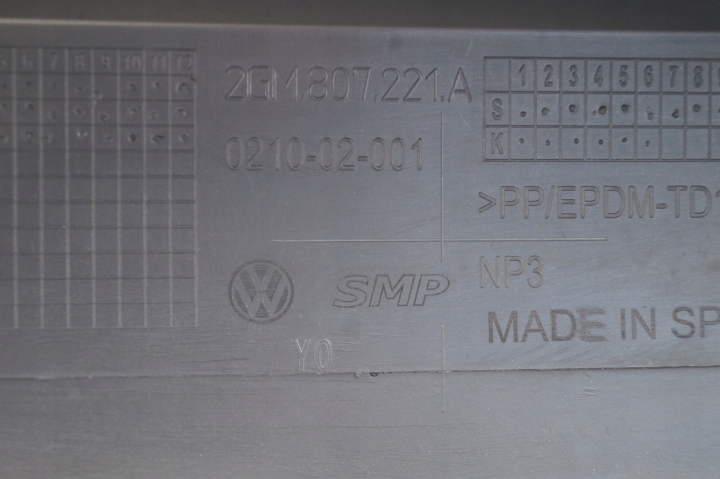 Stoßstange vorne vorne VW T-CROSS 18-22 2GM807221A