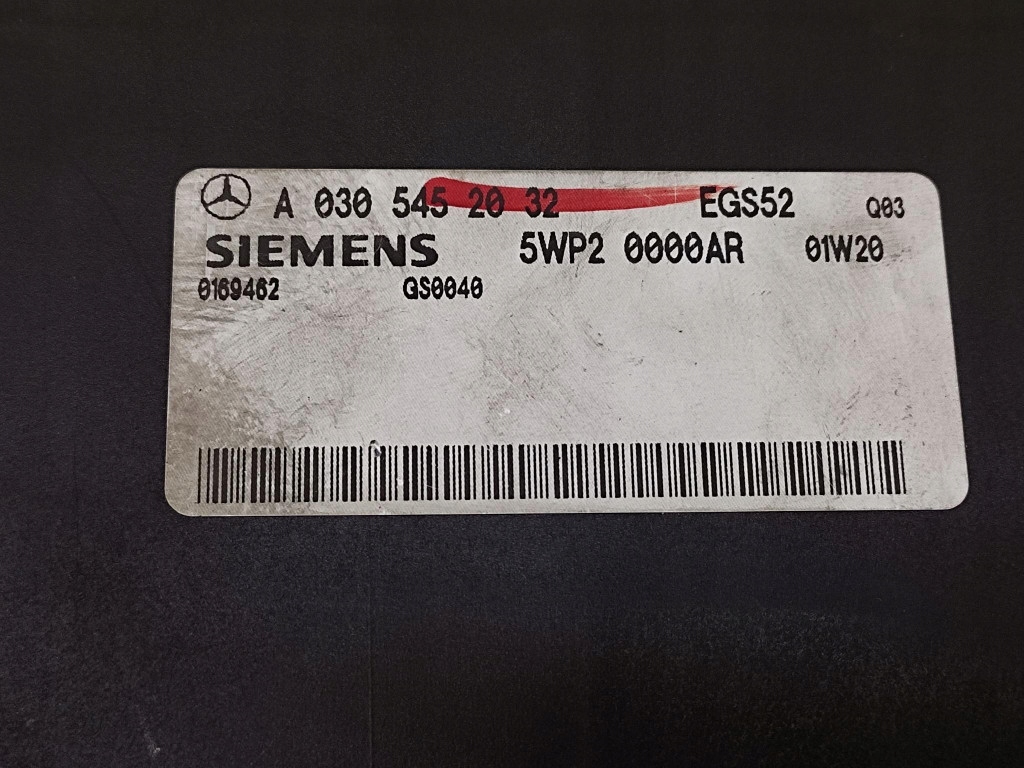 MERCEDES W210 control unit gearboxes A0305452032
