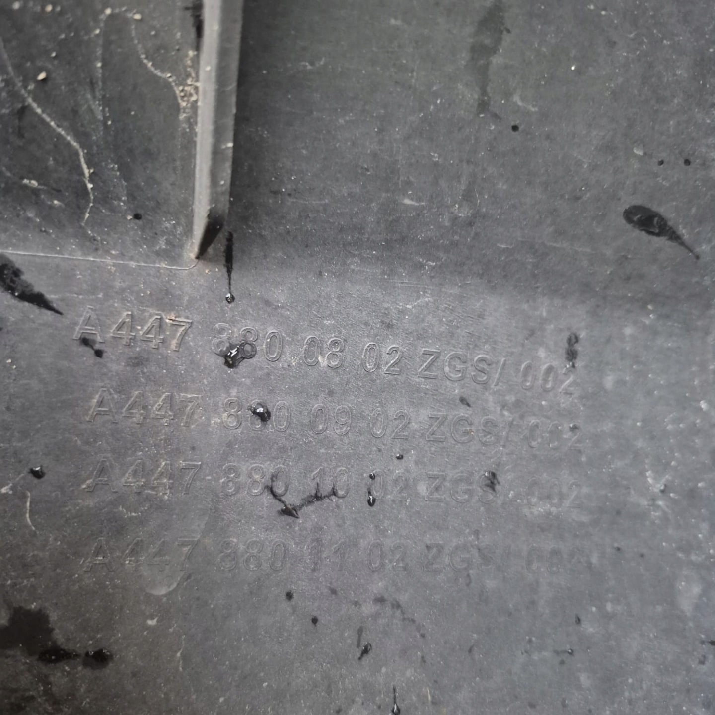 MERCEDES VITO W447 LIFT 19- bumper front front PDC A4478803601