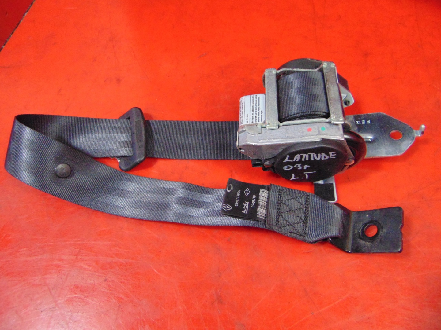 RENAULT LATITUDE airbag airbags dashboard console tension belt