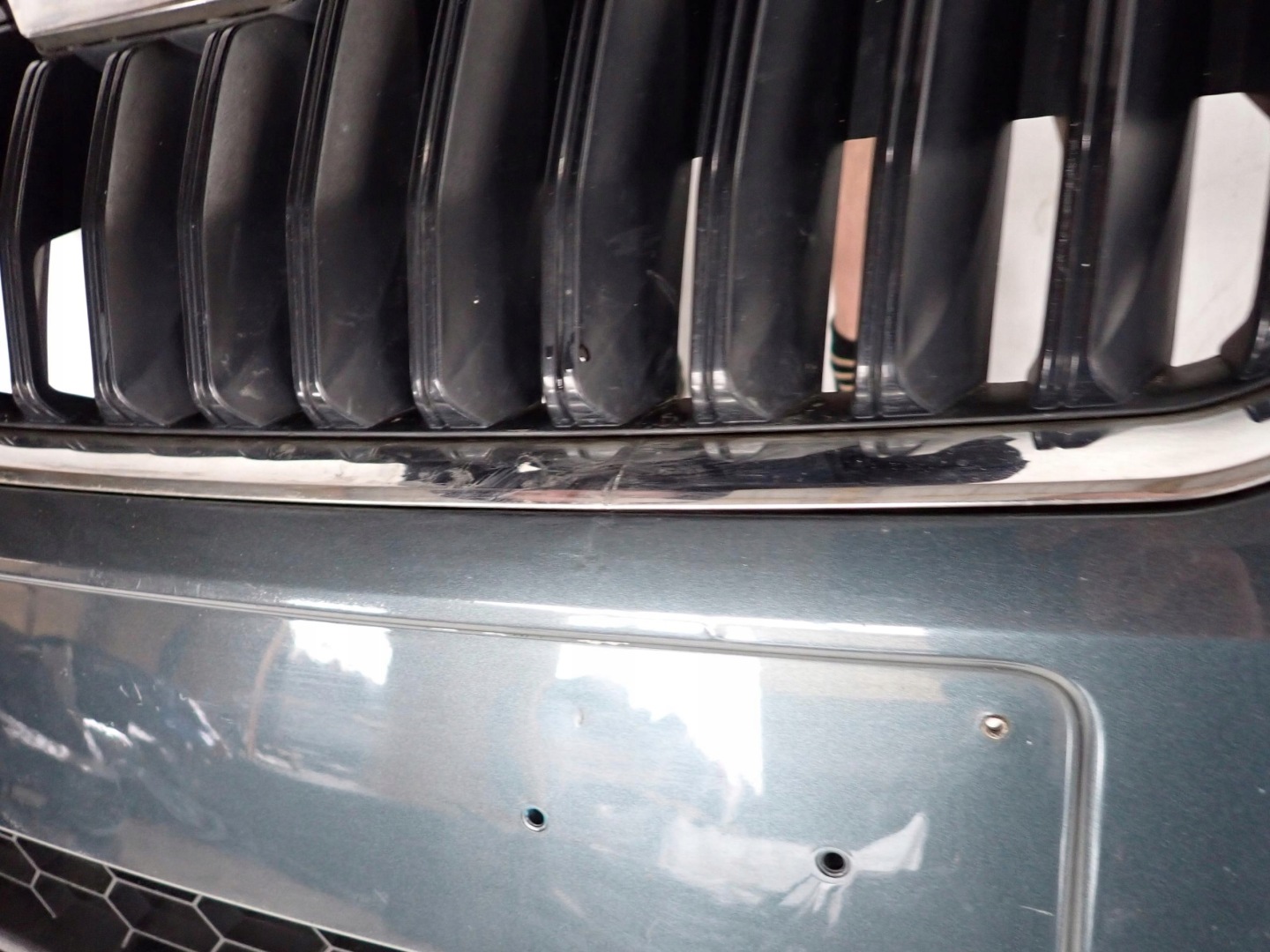 SKODA OCTAVIA III 12- bumper front front 4PDC