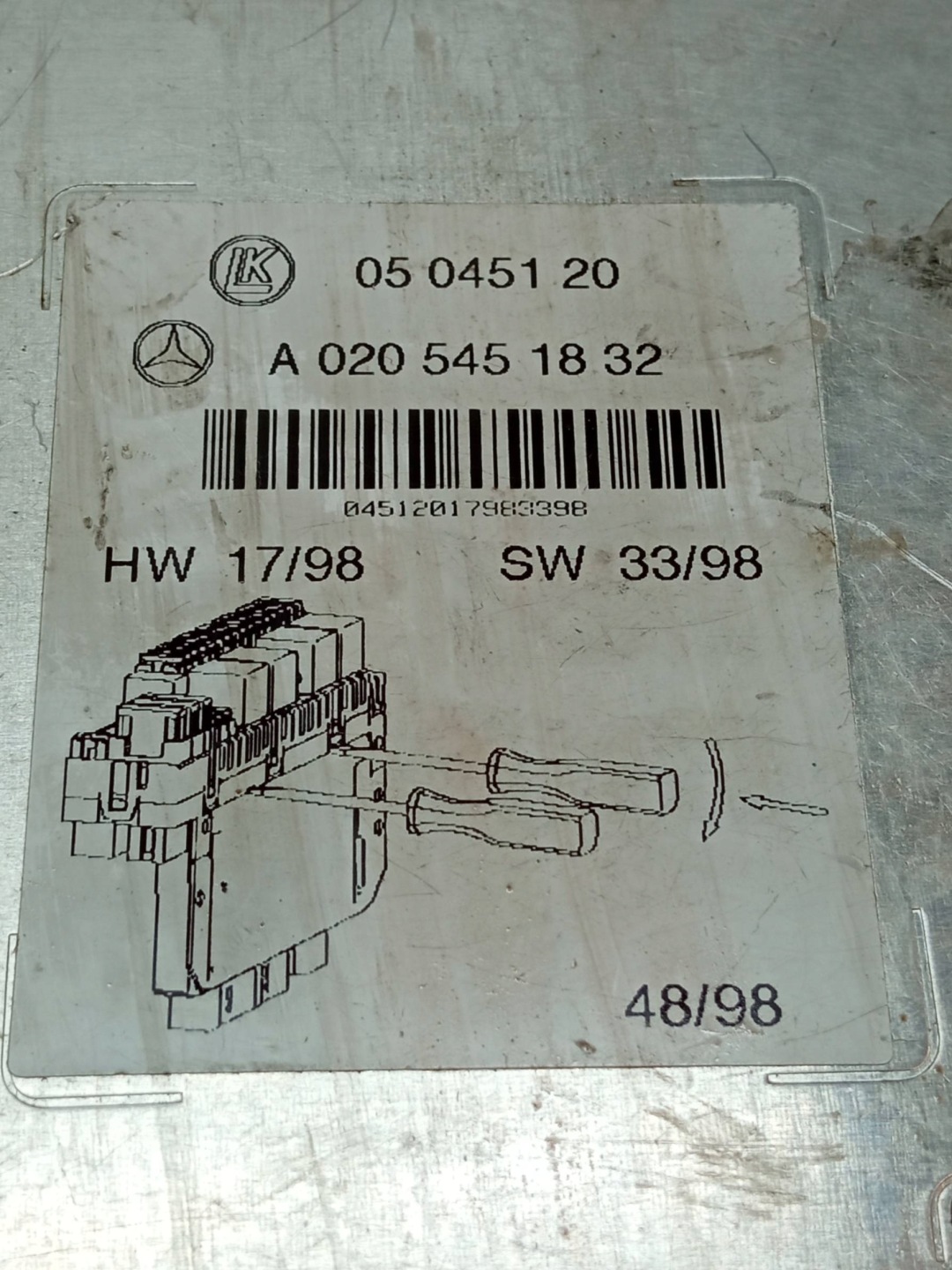 module SAM A0205451832 Mercedes-Benz S-klasa IV (1998-2005) W220