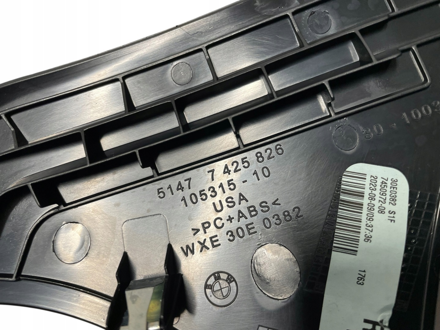 grid cover supports boot right BMW X3 G01 LCI 30ex