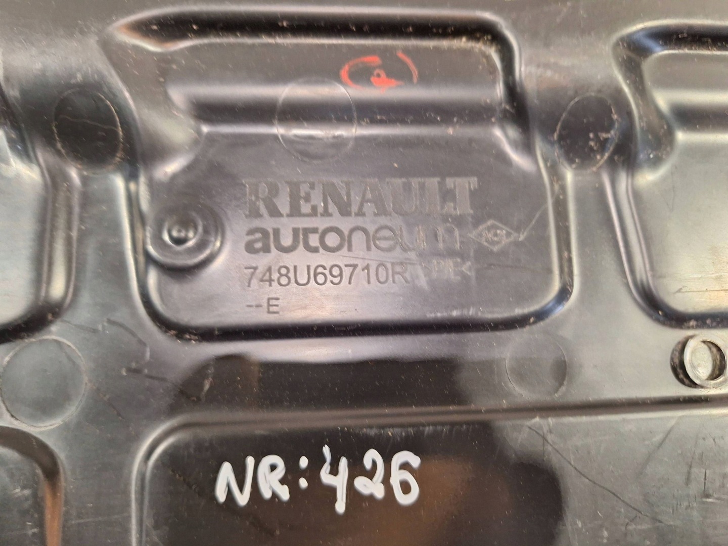 cover lower chassis 748U69710R RENAULT CLIO V 19