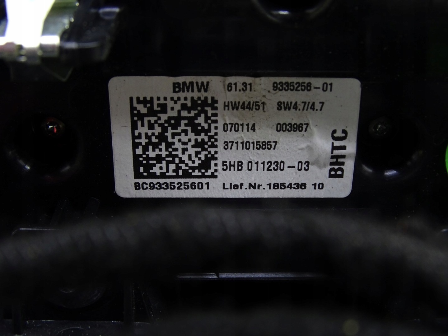 Unite commande clima Bouches buses BMW I3 lCI 9335256