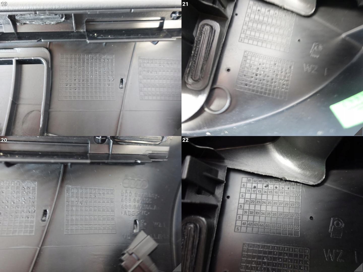 AUDI A7 S7 RS7 4G8 C7 10-18 upholstery side door left front SOUL