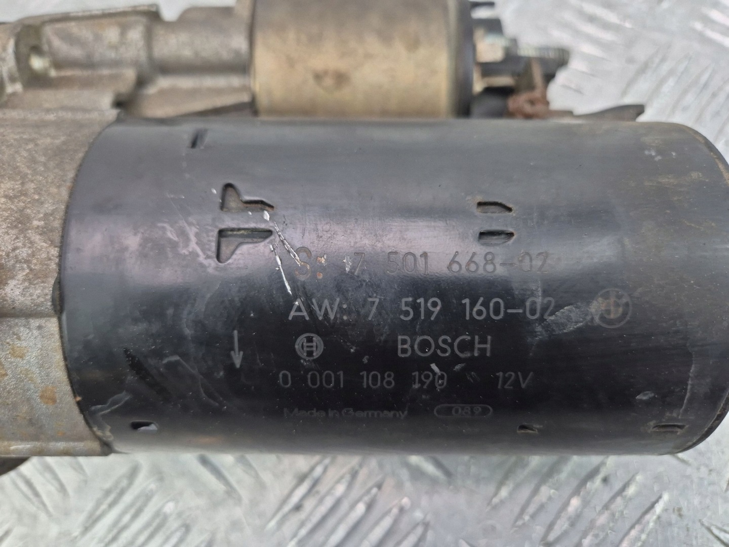 BMW X5 E53 3.0i starter 7501668 M54B306S3
