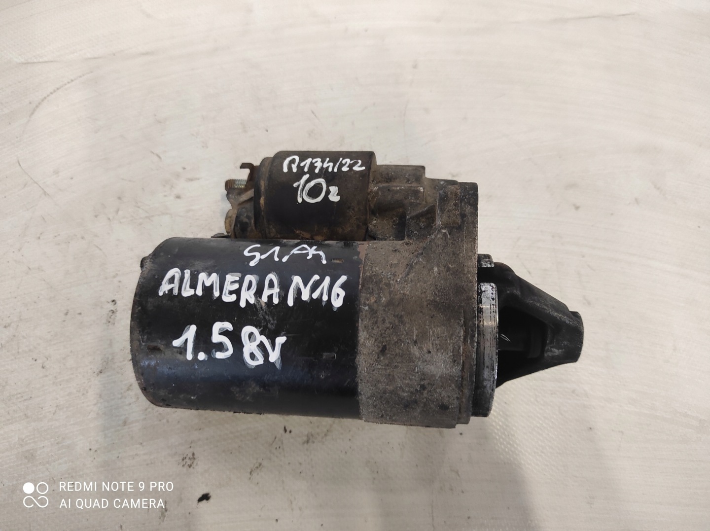 starter NISSAN ALMERA N16 1.5 petrol
