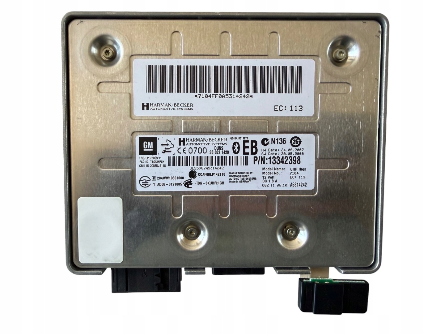 modulo BLUETOOTH OPEL INSIGNIA A 13342398