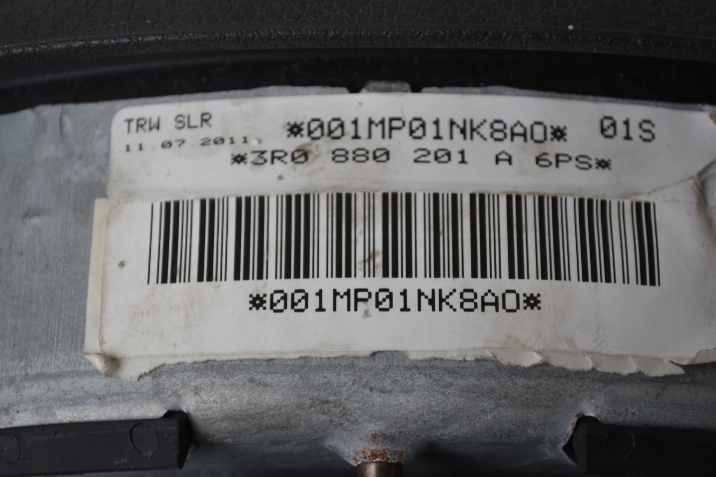 Airbag POWIETRZNA AIR BAG 3R0880201A
