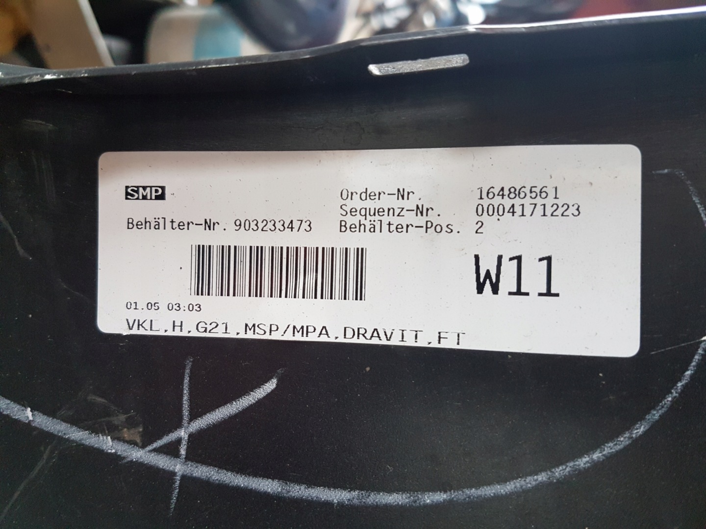 bumper rear BMW SERIA 3 G21 m-packet