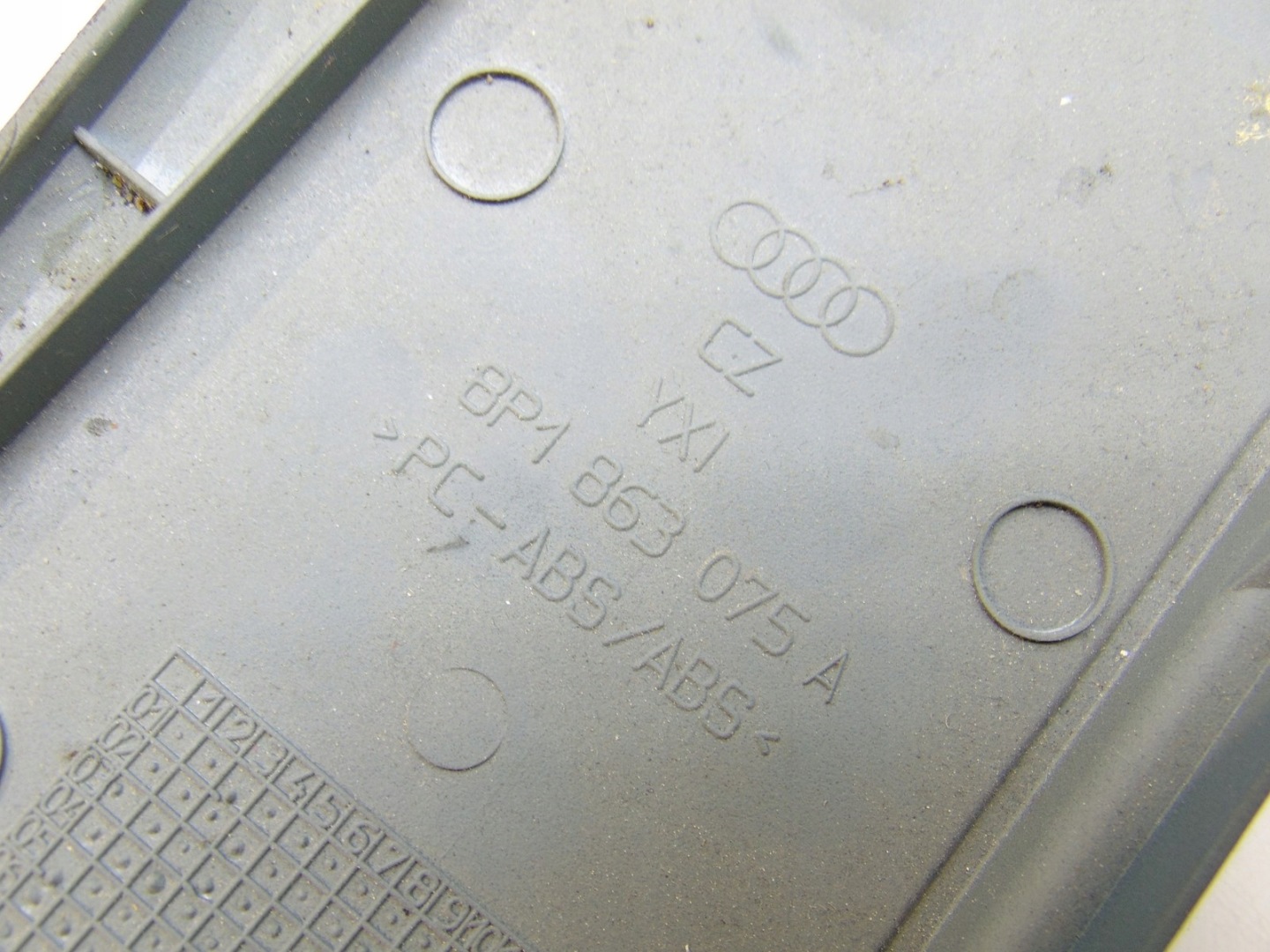 Blende Abdeckung der Lenksäule des Lenkrads AUDI A3 8P LIFT graue EU