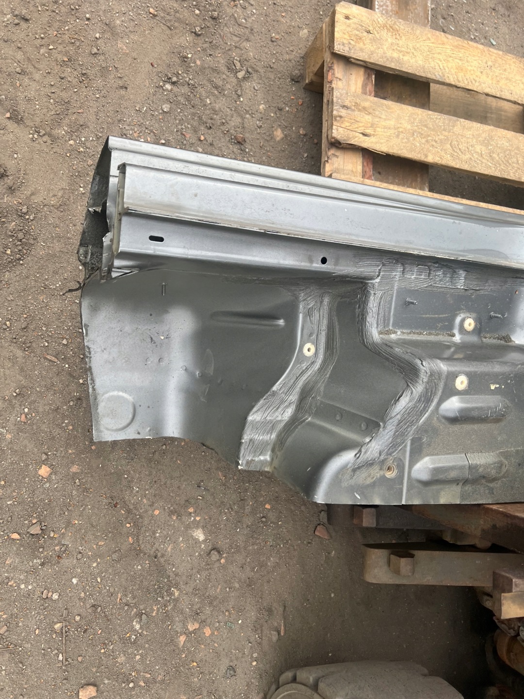 VW CADDY III LIFT 2010-2015 fender rear part right quarter threshold LH7W
