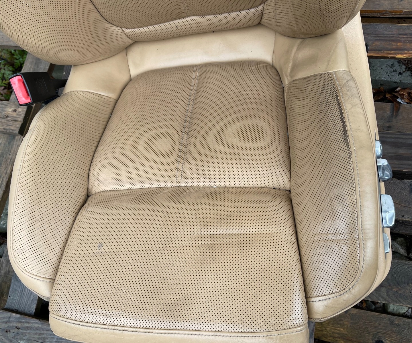 PORSCHE MACAN S 2015 3.0 seat left front complete complete