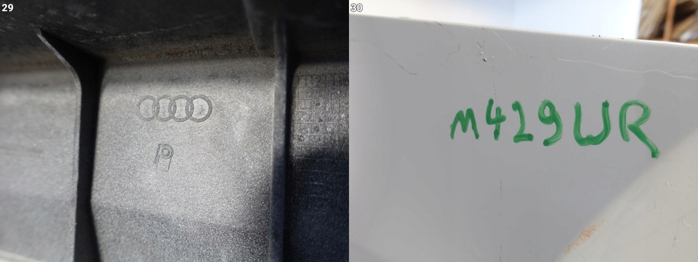 AUDI Q5 8R0 S-LINE 08- Stoßstange Abschleppöse SPOILER heck