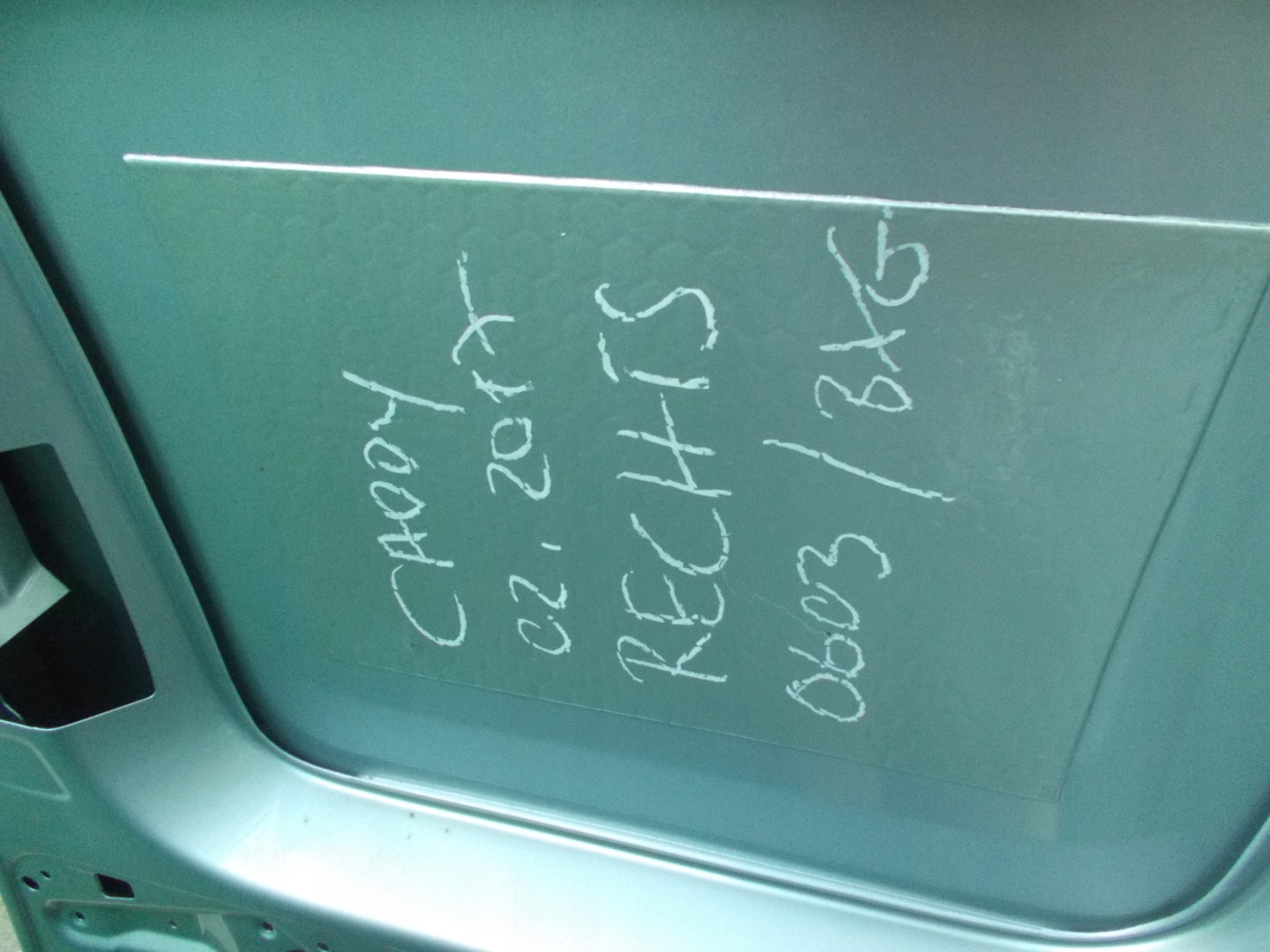 VW CADDY III 17R door sliding right rear part