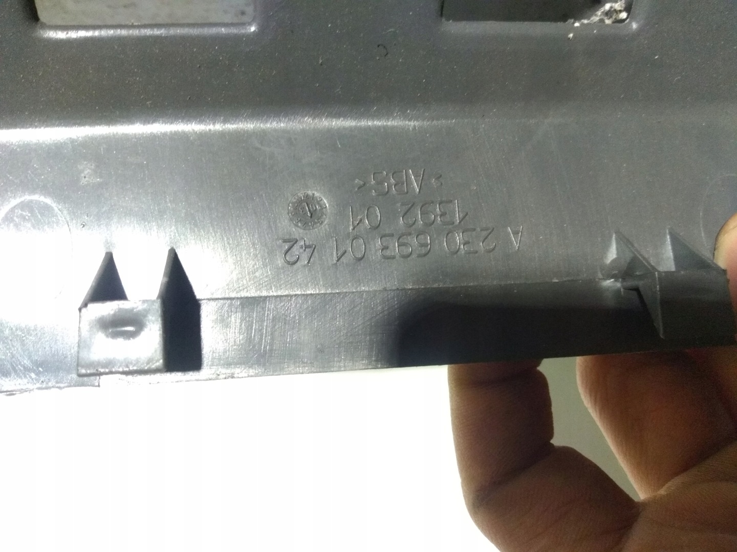 MERCEDES SL R230 spoiler cover boot