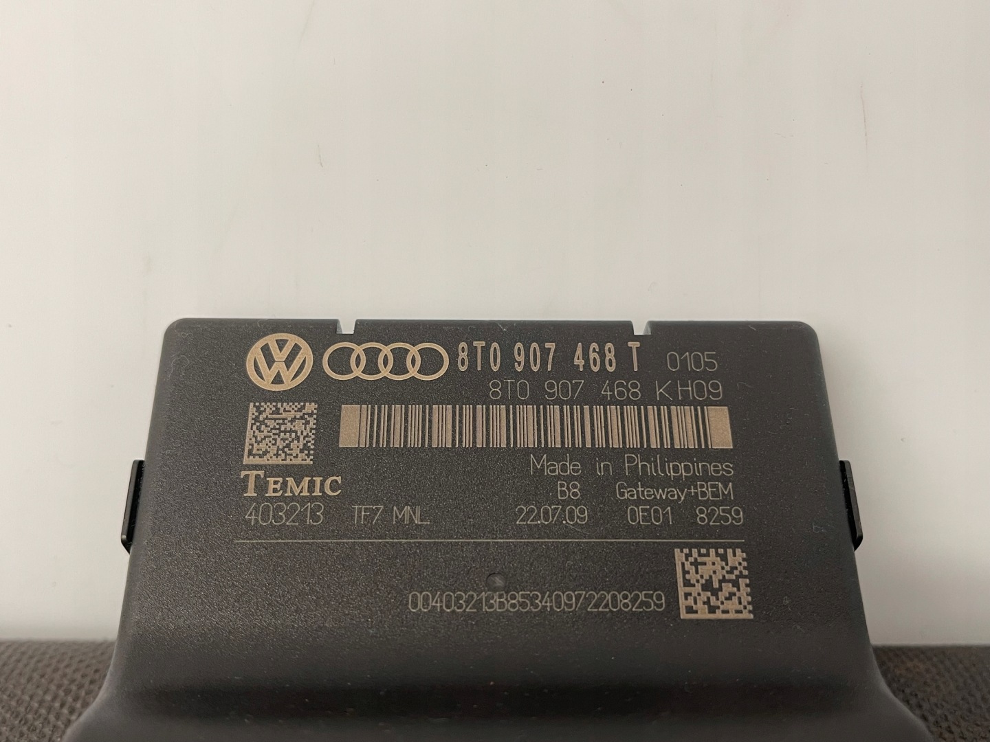 module control unit GATEWAY 8T0907468T A5 Q5 S4 B8 A4