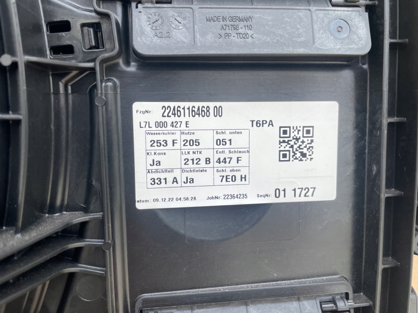 hüttök ventilátor VW T6.1 MULTIVAN 2.0 TDI 2019- JAK új KOMPLET
