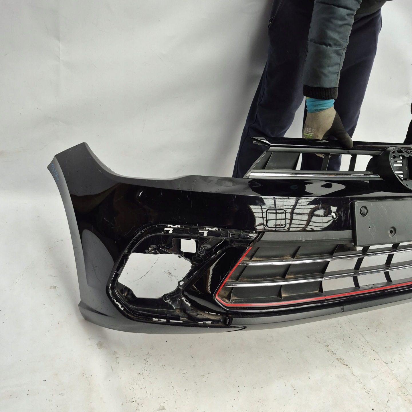VW POLO VI 2G LIFT 21- bumper front front PDC 2GS807221H