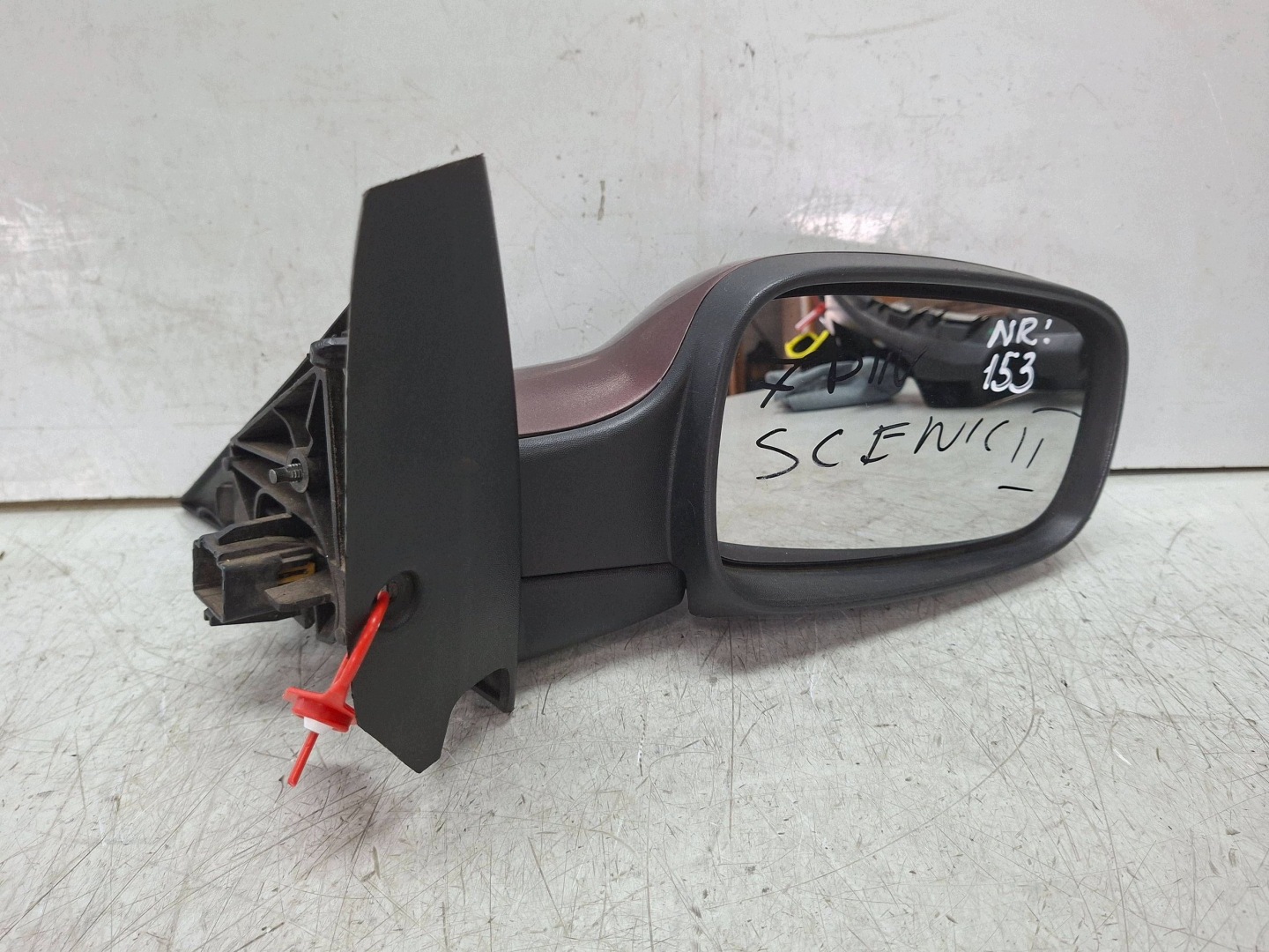 mirror right 7 vertical RENAULT SCENIC II 2003