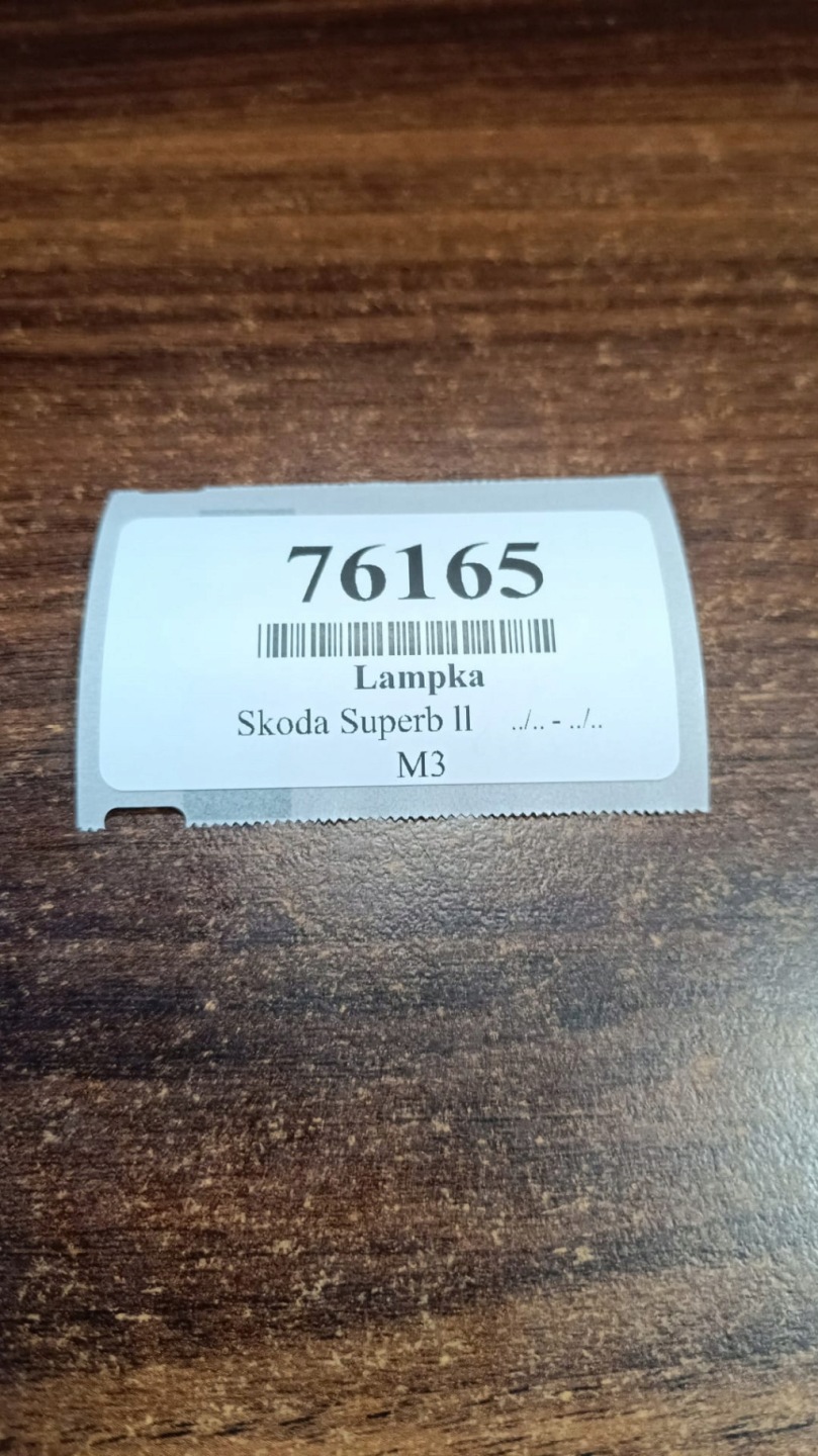 SKODA SUPERB II KOMBI light lighting cabs 3T0947291A