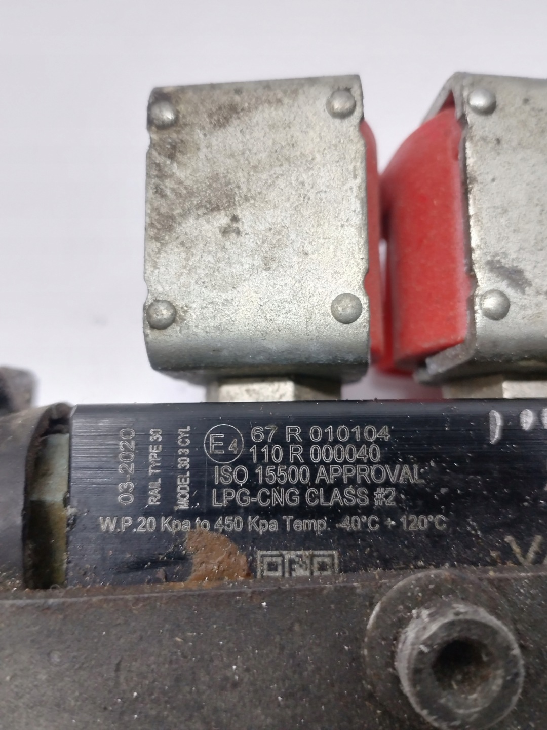 injection ramp nozzles LPG gas VALTER 67R010104