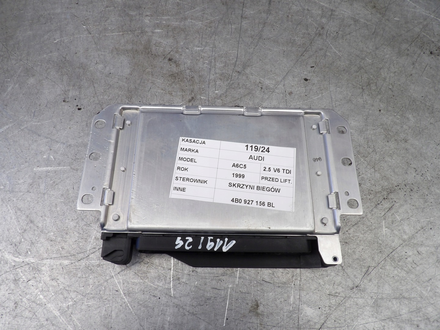 Audi A6 C5 2,5 TDI Bedienteil Getriebe getriebe 4B0927156BL 0260002514