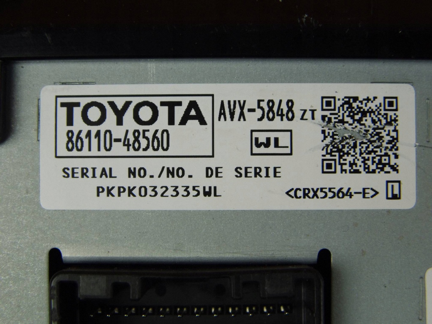 Lexus RX RX450H 2016+ radio ekran display 86110-48560