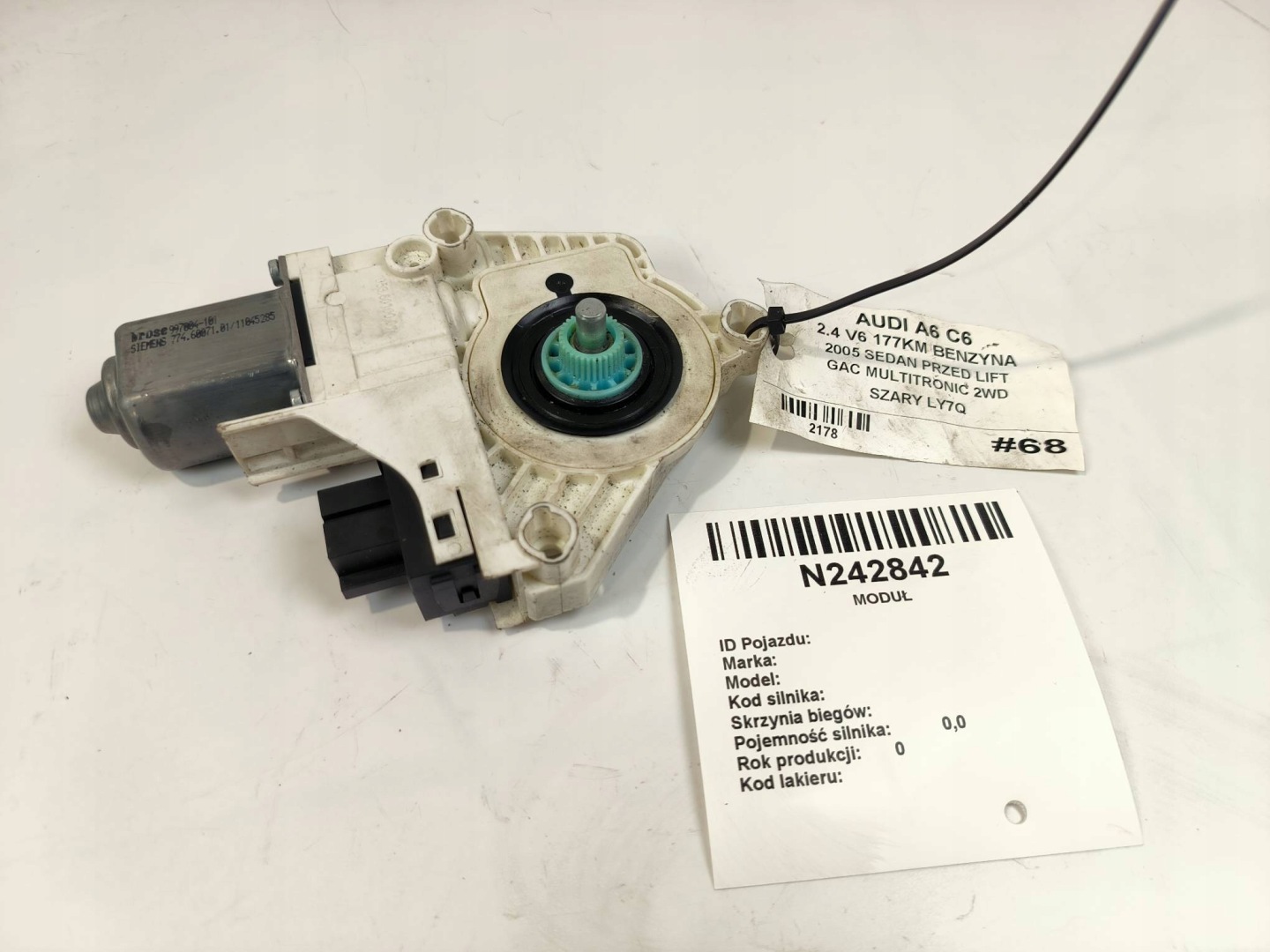 mini motor windows PT 4F0959802A AUDI A6 C6