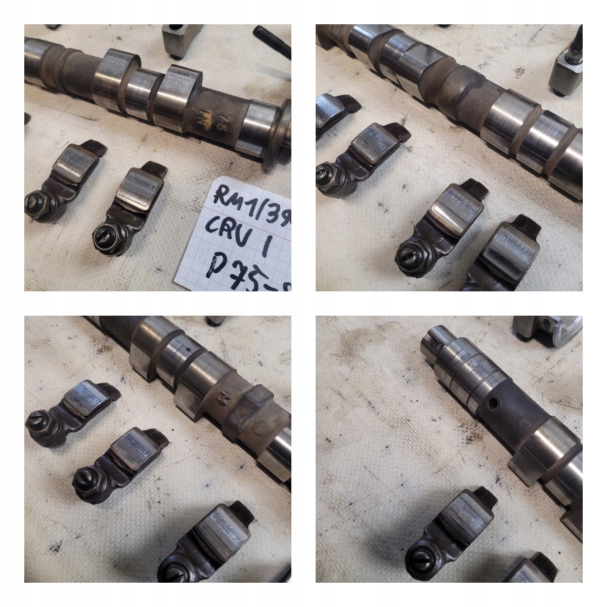 TESTATA P75-8 + ALBERI A CAMME + Coperchio HONDA CRV e 2.0B 108KW