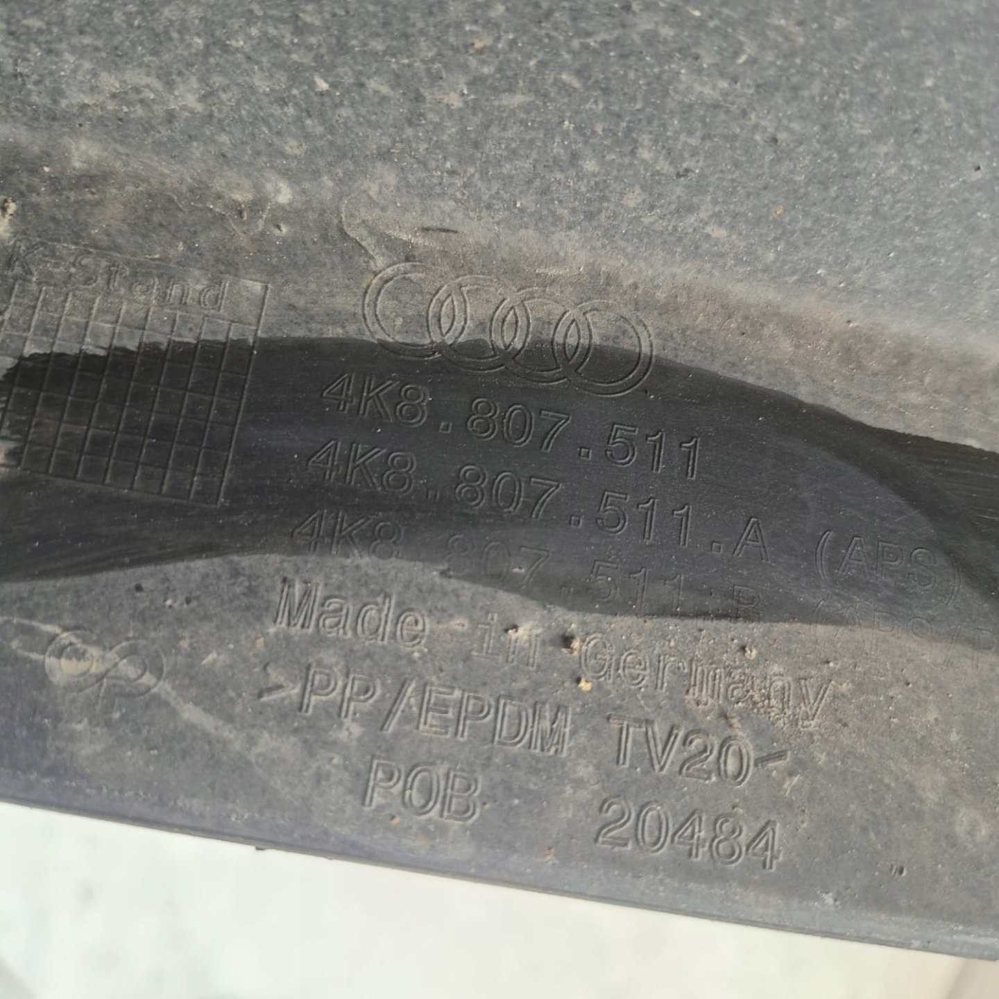 AUDI A7 II 2 C8 4K 18-25 bumper rear part rear PDC